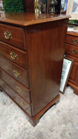 Henkel Harris Dresser Chest Solid Black Cherry Beautiful