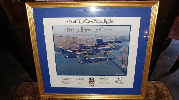 1998 Blue Angels Signed Matted Framed Photo San Francisco - Long Valley ...