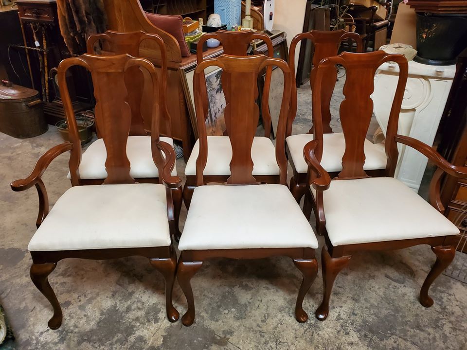 unfinished cherry dining room chairs